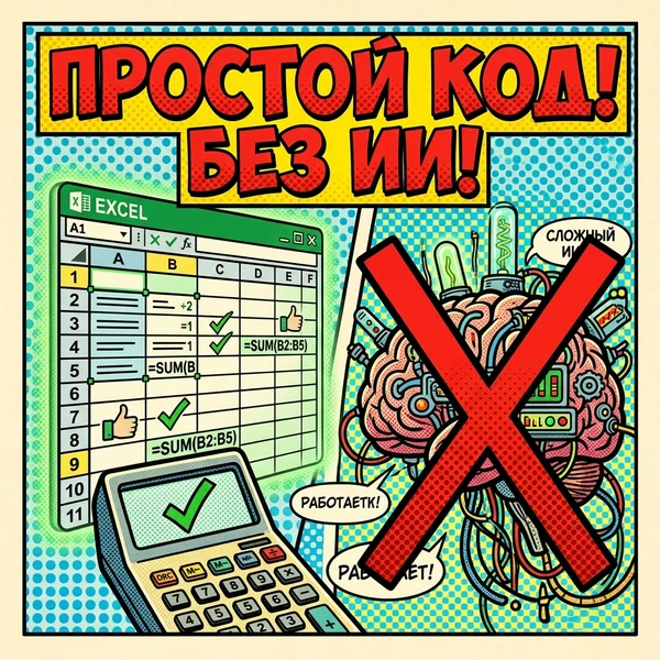 Простой код без ИИ